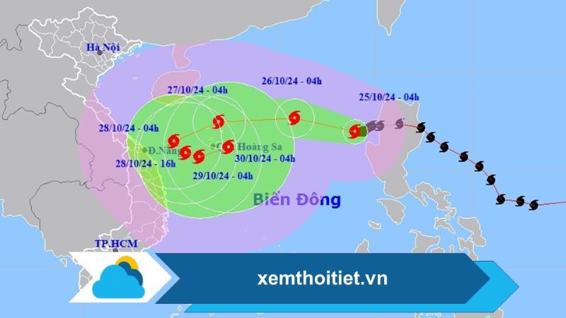 Thời tiết 25/10/2024