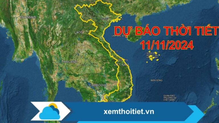 Thời tiết 11/11/2024