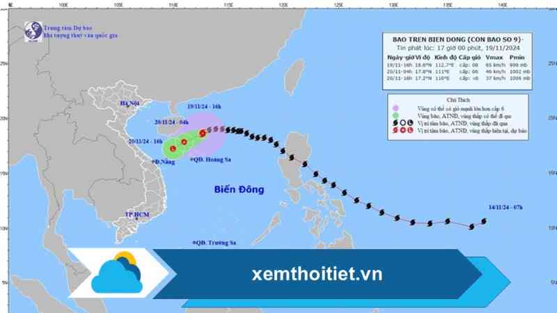 Thời tiết 20/11/2024