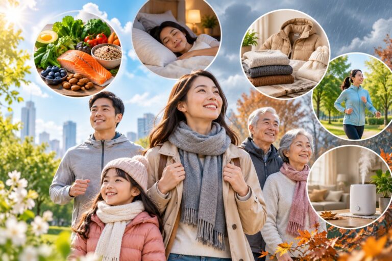 Sinh hoạt khi thời tiết thay đổi để bảo vệ sức khỏe