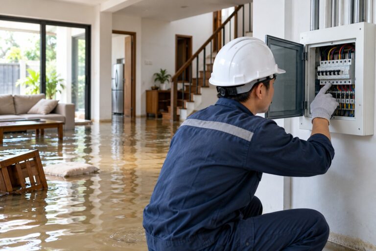 Đóng điện sau khi nhà bị ngập: Quy trình an toàn