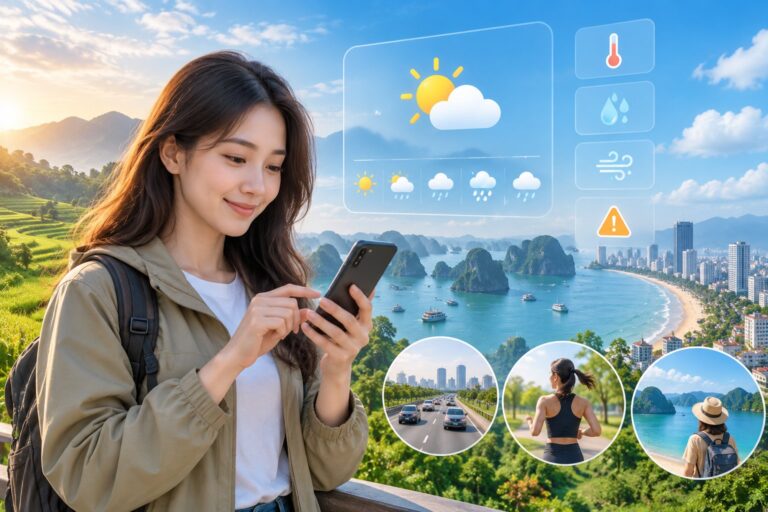 Xem thời tiết đúng cách để chủ động mỗi ngày