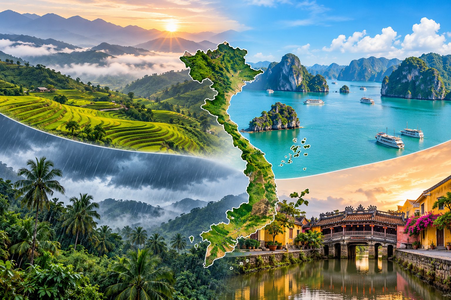 Ảnh minh hoạ: Khí hậu Việt Nam: Đặc điểm, phân hóa và ảnh hưởng