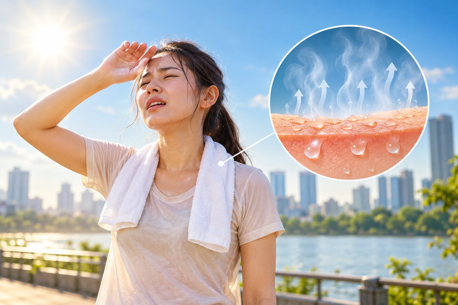 Ảnh minh hoạ: Chỉ số nhiệt là gì? Vì sao độ ẩm khiến trời nóng hơn