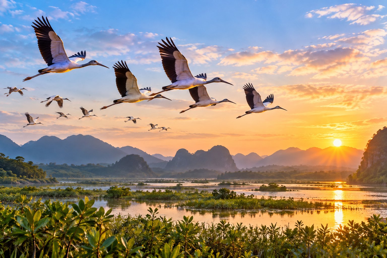 Ảnh minh hoạ: Chim di cư vào mùa nào? Thời điểm ở Việt Nam