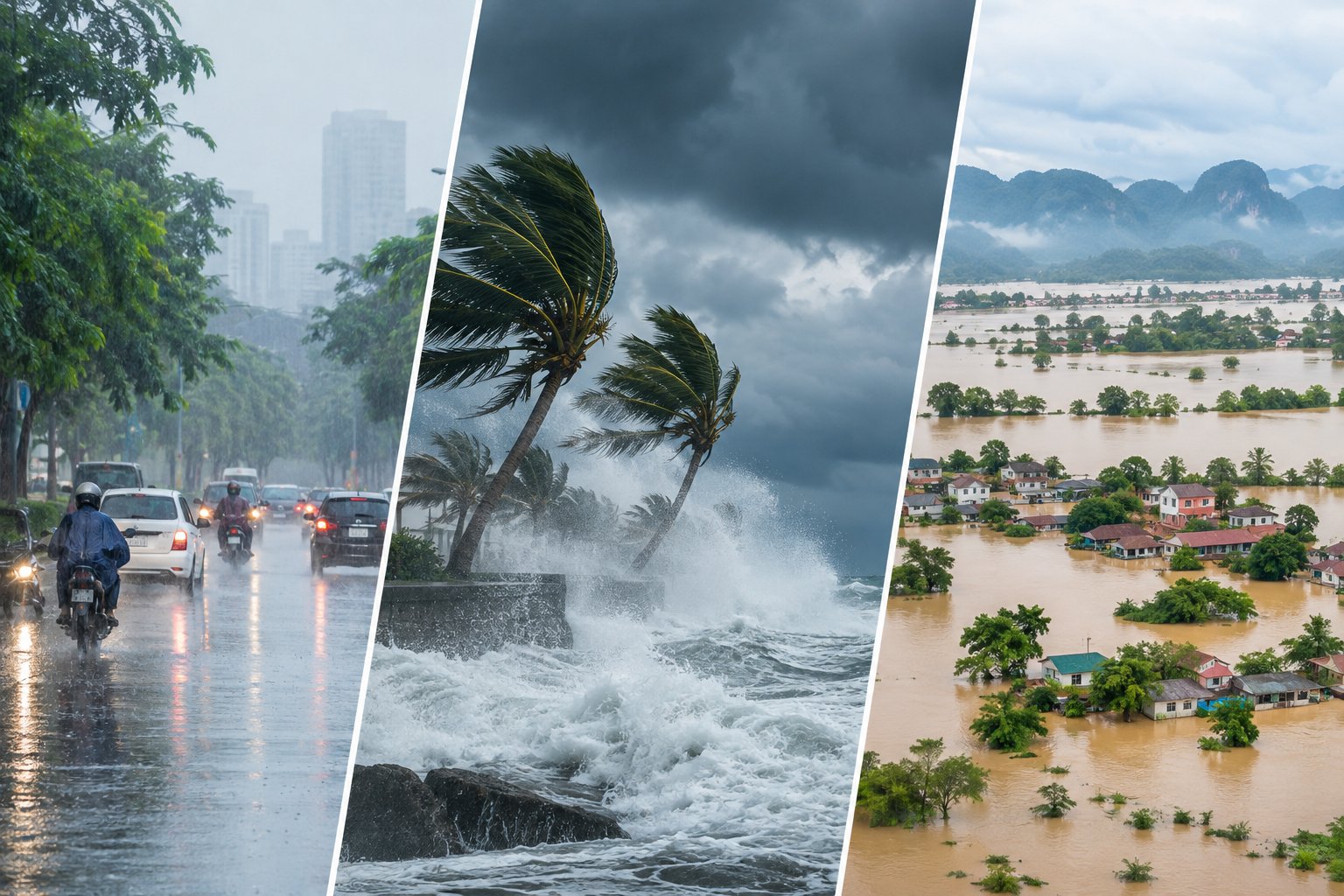 Ảnh minh hoạ: Mùa mưa bão từ tháng mấy? Lịch theo từng vùng