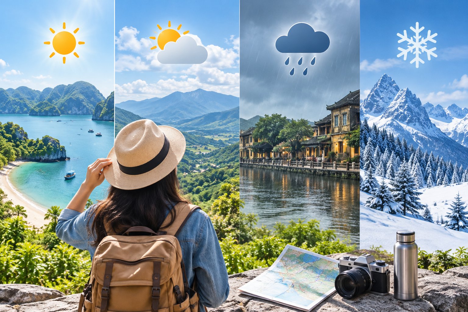 Ảnh minh hoạ: Du lịch và thời tiết: Cách chọn thời điểm phù hợp