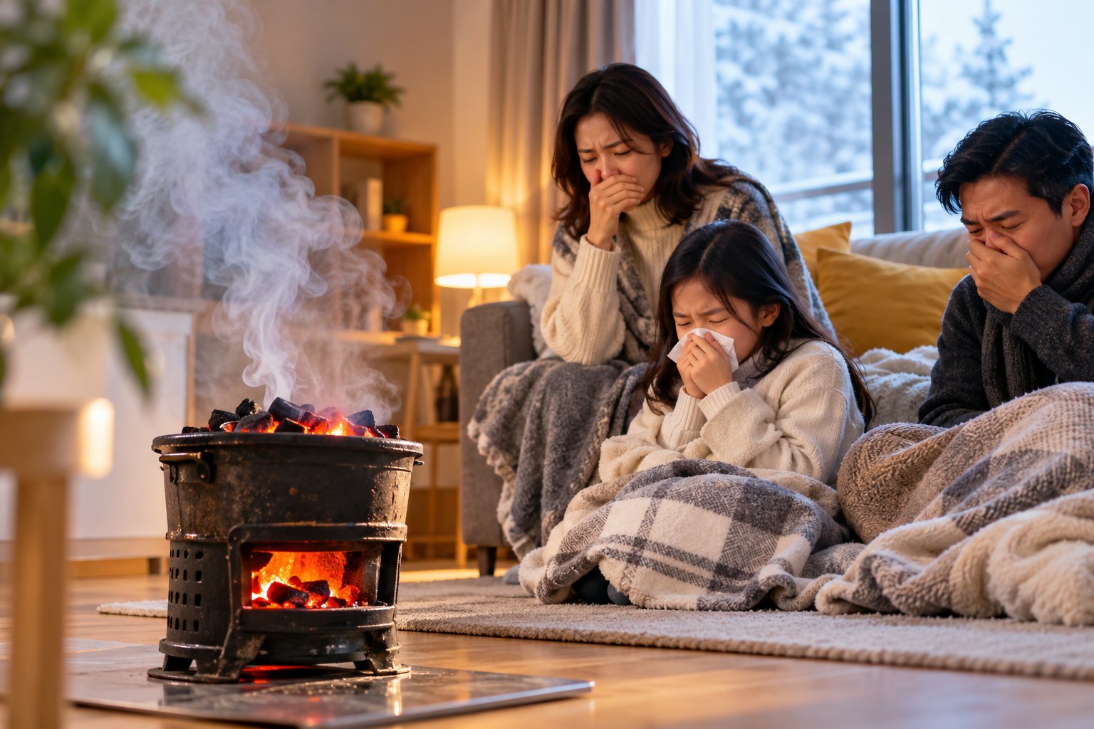 Ảnh minh hoạ: Giữ ấm nhà khi trời rét: kín gió nhưng an toàn